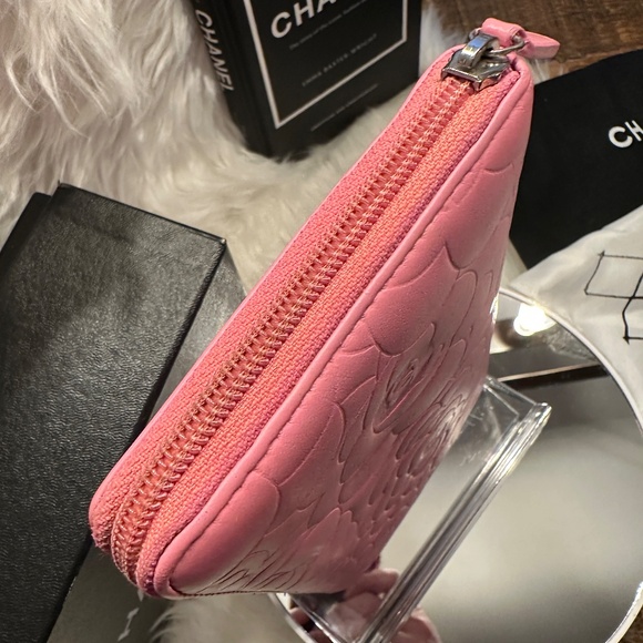 💕FULL INCLUSION CHANEL Pink Cameilla Wallet/Organizer💕 - Picture 5 of 15